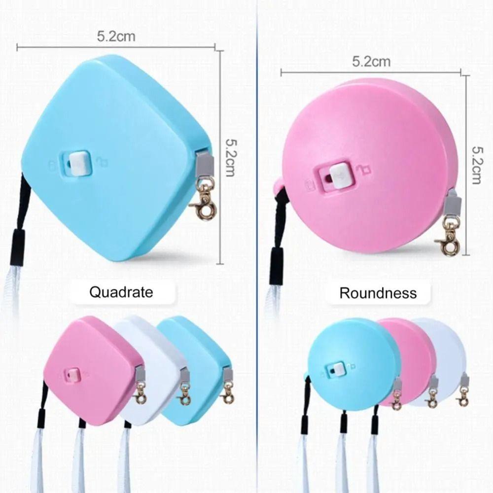 Portable Plastic Retractable Dog Leash Nylon 2M Length Small Dog Leash Flexible Dog Leash Pets