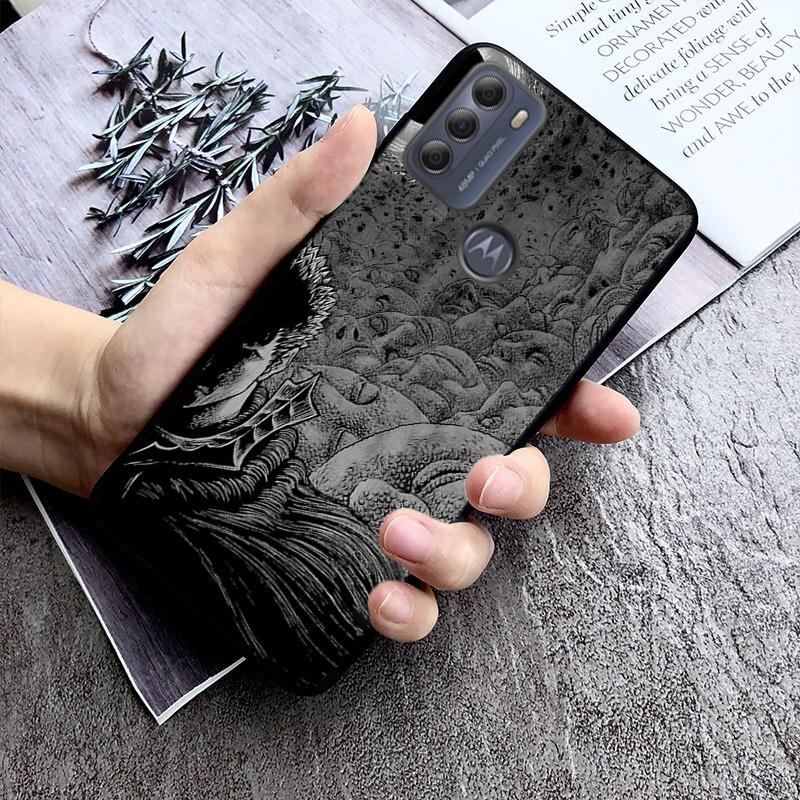 Berserk Guts Phone Case For Motorola Moto G Stylus 5G G Play G Power G 5G G Pure E20 E32 E40 E13 Edge 50 Pro 50 Fusion