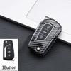 Carbon Fiber Car Flip Key Case Cover Shell Fob For Toyota Hilux Yaris RAV4 Corolla Avensis Aygo Verso Scion TC Auris Accessories ER5