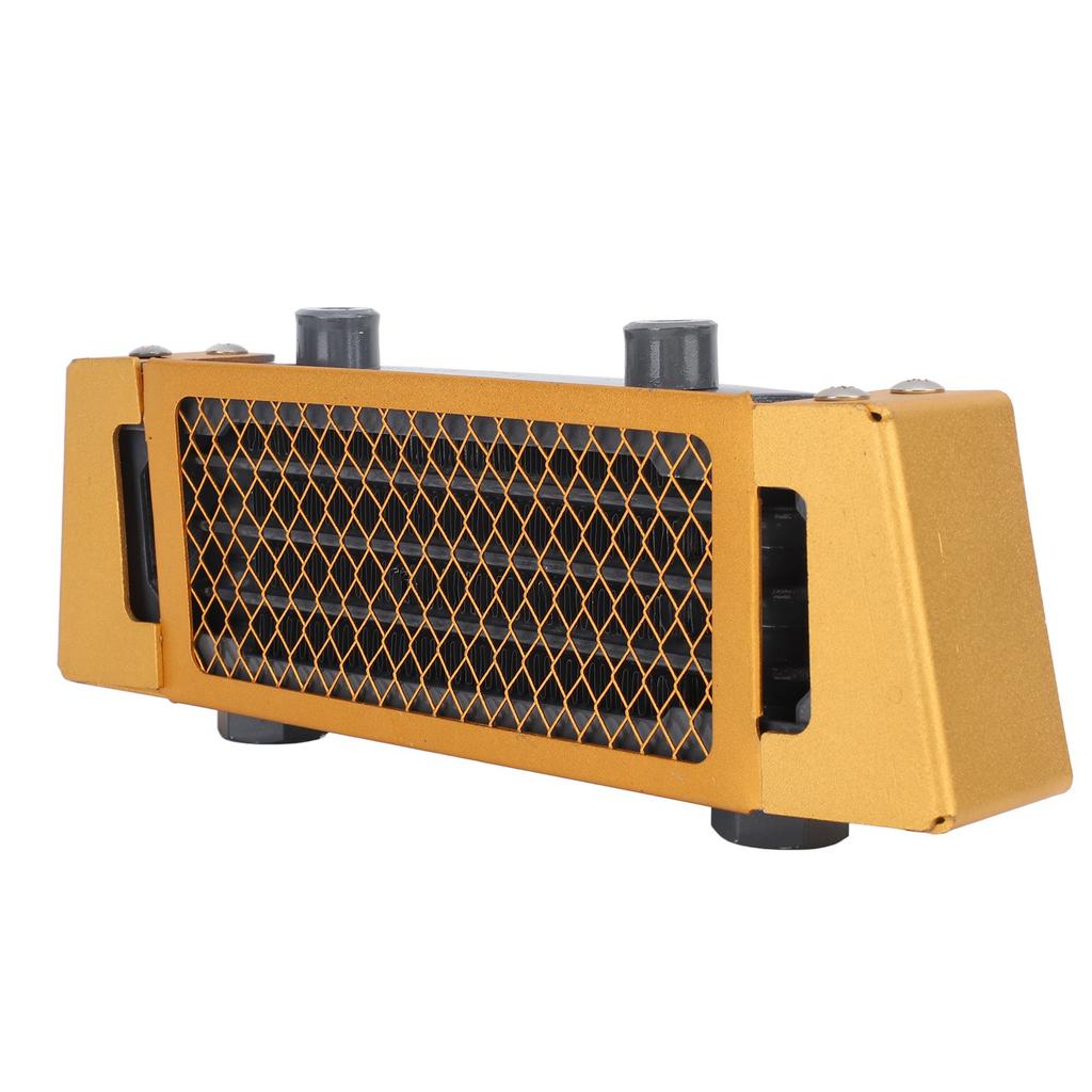 Motorcycle Oil Cooler Aluminium Effective Engine Oil Cooling Radiator for 50cc to 250cc Motorcycle Dirt Bike ATV
