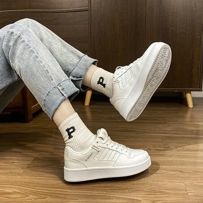 Дизайнерские кроссовки на платформе женские весенние новые в национальном стиле универсальные повседневные трендовые белые кроссовки