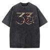 Cotton T-shirts for Men Clair Obscur Expedition 33 T-Shirt Vintage Wash Gamer Gift New Design Game Fans Clothes Tops