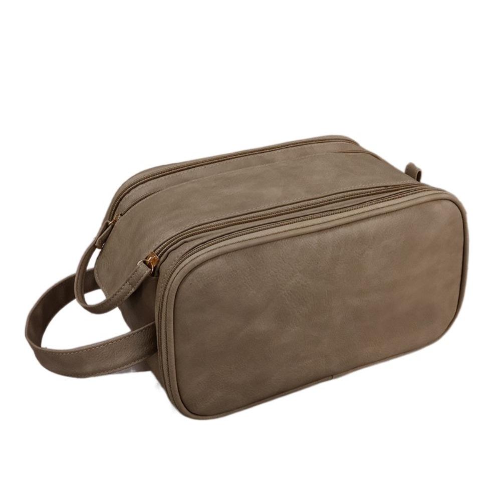 Роскошная косметичка большой вместимости, кожаная сумка для умывальных принадлежностей, портативная дорожная косметичка для девочек