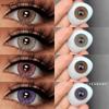 Новые натуральные цветные контактные линзы Розовые и коричневые контактные линзы Модные фиолетово-серые контактные линзы для глаз Цветные контактные линзы года