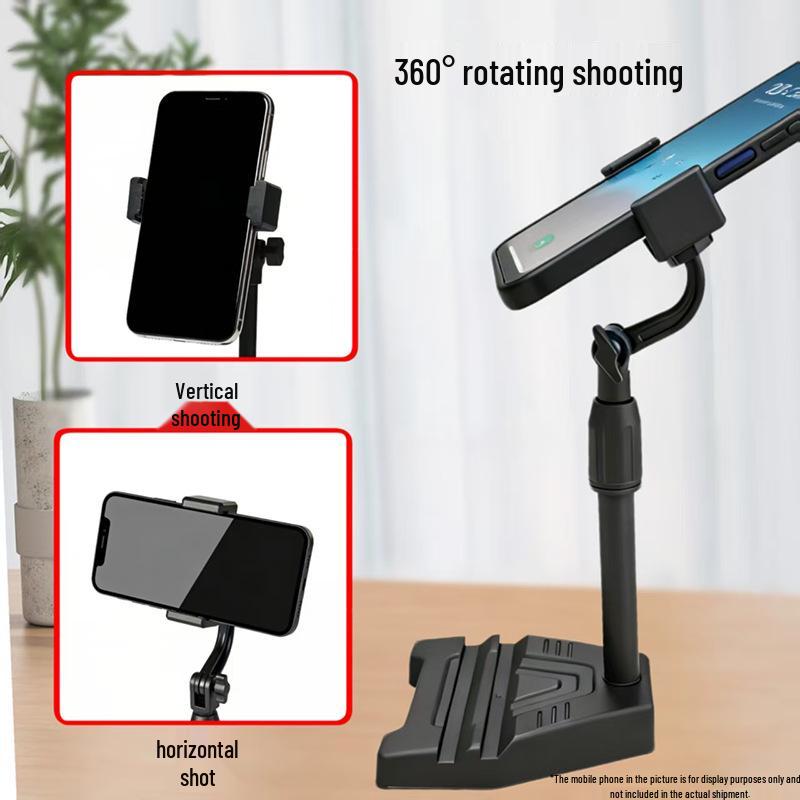 Multifunctional Dual SIM Lifting Phone Holder for Livestreaming - Type A