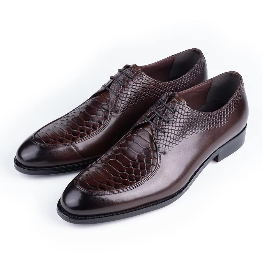 Модные Высококачественные Роскошные Свадебные Кожаные Туфли для Мужчин, Оксфорды, Ручная Работа, Популярные, Деловые, Элегантные Туфли, Мужские, Кожаные Подошвы Для