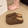 Женские лоферы-слипоны на платформе Birkenstock Весна 2025, тапочки с закрытым носком, стиль мори, обувь, увеличивающая рост
