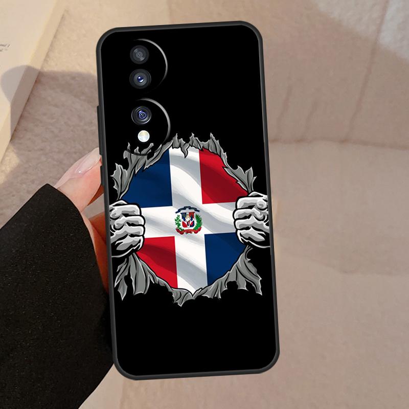 Флаг Доминиканской Республики Для Honor Magic 7 Lite 6 5 V5 Чехол Для Honor 400 200 Pro 90 70 50 X8a X8b X9a X9b X9c Чехол