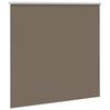VidaXL Blackout Roller Blind Coffee 145x130cm Fabric Width, Day and Night Blind, Kitchen Blind, Blind 4010981