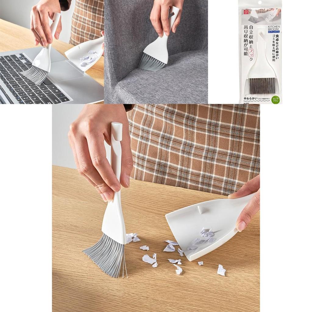 Pp Desktop Compact Cleaning Brush And Dustpan For Small Spaces Windowsills And