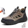 Work Safety Shoes For Men Anti-smash Anti-puncture Work Sneakers Indestructible Steel Toe Shoes Protective Safety Boots