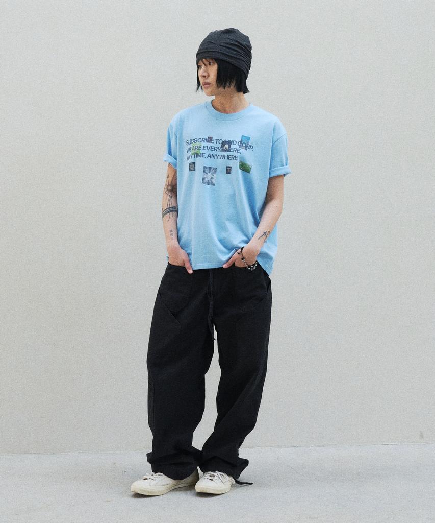 SLOWACID Photodump Short Sleeve T-Shirt [Sky Blue]