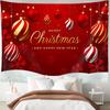 Рождественский гобелен Веселая праздничная вечеринка украшение фон подвесная ткань подходит для дома гостиная кровать