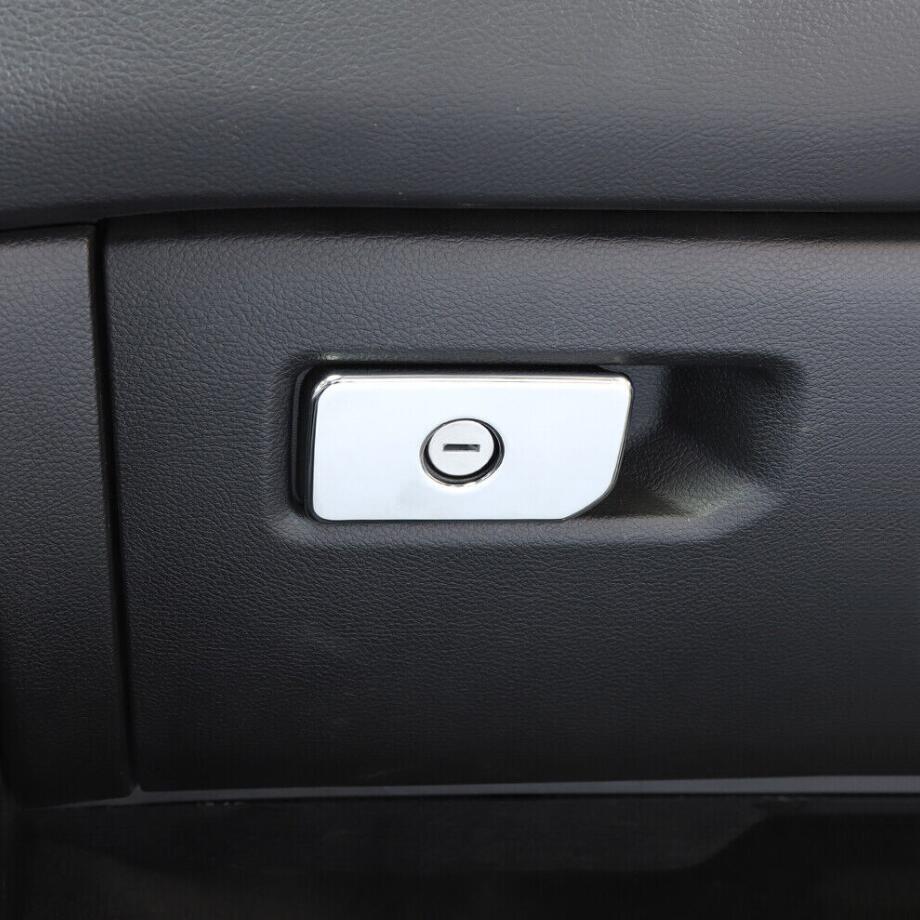 For 2019-2024 Dodge RAM 1500 Chrome Co-pilot Storage Box Handle Decor Cover Trim