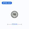 Прозрачная NFC-метка против металла, влагостойкая наклейка-вкладыш с чипом NTAG215 для контроля доступа
