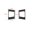 Black Wood Grain Rear Door Handle Cup Holder Panel Trim Cover For Ford F150 21+
