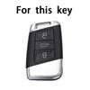 TPU Car Remote Key Case Cover Shell For Volkswagen VW Magotan Passat B8 Golf For Skoda Superb A7 Smart 3 Buttons Auto Decoration
