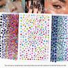 325-Piece Baby's Breath Acrylic Nail Art: Transparent Rhinestone Stickers for DIY Decoration