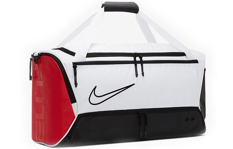 Nike Элитная спортивная сумка-даффл для баскетбола Дорожные сумки Белый/Красный BA6163-100