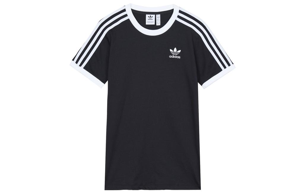 Adidas Originals ADICOLOR CLASSICS 3 Set in Sleeve T Shirt Women's Black GN2900