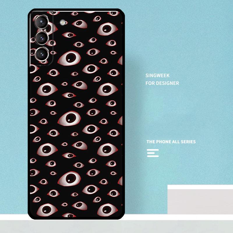 Eyes Pattern Case For Samsung Galaxy S25 Ultra S21 S22 S23 S24 Ultra S9 S10 S20 Plus S25 FE Phone Cover