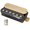 Wilkinson Vintage Tone Alnico 5 Overwound Humbucker Pickup for Electric Guitar Zebra Open-Style Bridge,