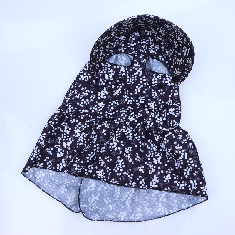 Floral Print Sun Hat for Maximum UV Protection with Face and Neck Flap for Outdoor Adventures