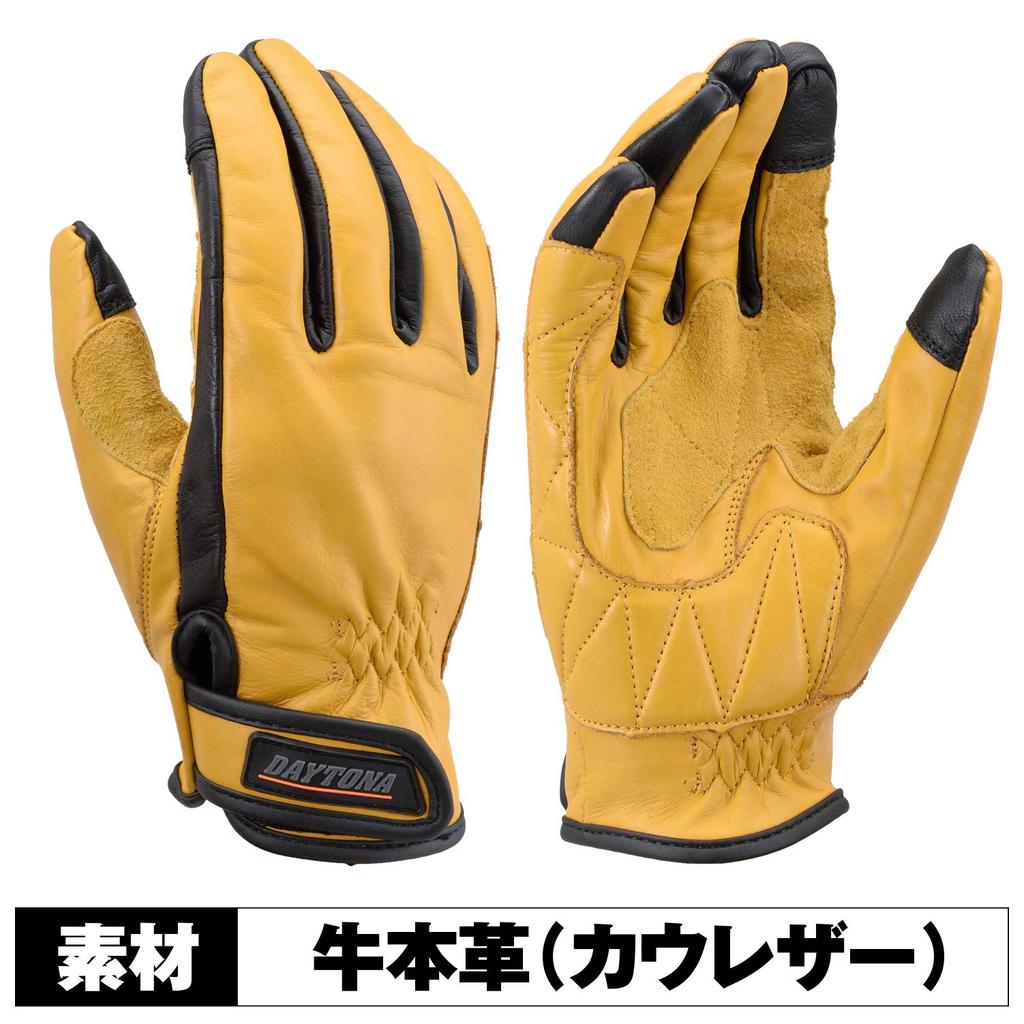 Daytona Motorcycle Leather Smartphone Standard Cowhide Size 17749 Gloves, (Cowhide), Spring, Summer, Autumn, Winter, Compatible, Gloves, HBG-109,