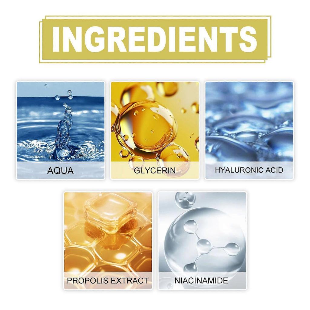 Limited time!!Hoygi Propolis Nicotinamide Essence Hydrates, Moisturizes, Whitens The Skin And Fades Facial Pigmentation And Fine Lines