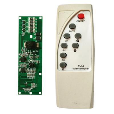 3.2V 3.7V микроволновый радар корпус индукционный солнечный настенный светильник выключатель печатная плата пульт дистанционного управления солнечный светодиодный драйвер контроллер плата