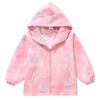 Повседневная куртка-штормовка с градиентом для девочек, весенне-осенняя детская модная куртка