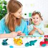 Senso Plasticine Set Play Dough Foam Clay Gift For Children 12 pcs