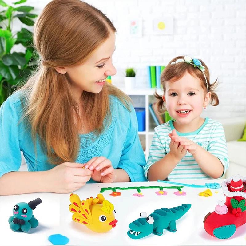 Senso Plasticine Set Play Dough Foam Clay Gift For Children 12 pcs