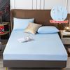 Сплошной цвет, защитный чехол для кровати, эластичное покрывало на подкладке для кровати, плюшевые утолщенные наматрасники, чехол King Queen 90/160/180x200