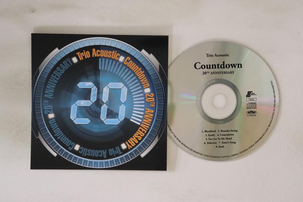 CD TRIO ACOUSTIC - Countdown TA002 GATS PRODUCTION 2016 Japan Jazz Used
