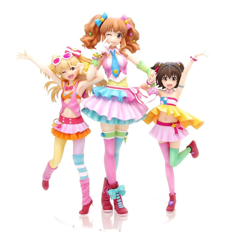 THE CINDERELLA GIRLS Convex Ration Rika Jogasaki Kirari Morohoshi Miria Akagi Premium Set Scale PVC Painted Complete Figure IDOLM@STER & & 1/8