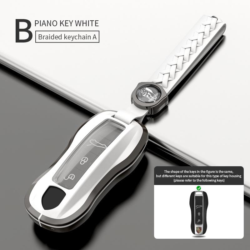 Porsche Key Shell: Compatible with 718, Cayenne, 911, Macan, Panamera Models