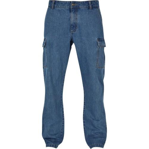 Urban Classics Mens Straight Leg Cargo Jeans