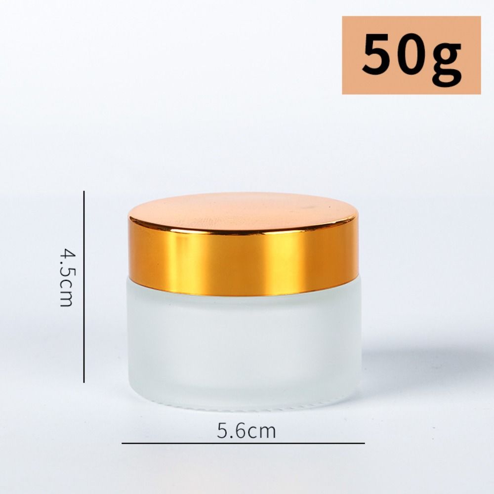 Silver/Gold/Black/White Face Cream Bottles 5-50g Makeup Jar  Cosmetic Container