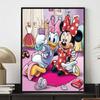 Полная круглая алмазная живопись Милая Минни Арт Стразовая картина Мозаика Сделай сам 5D Вышивка крестом Домашнее украшение