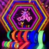 Neon Gaffer Cloth Tape, Fluorescent UV Blacklight Glow In The Dark Tape For UV Party (0.6 Inch X 16.8 Feet)