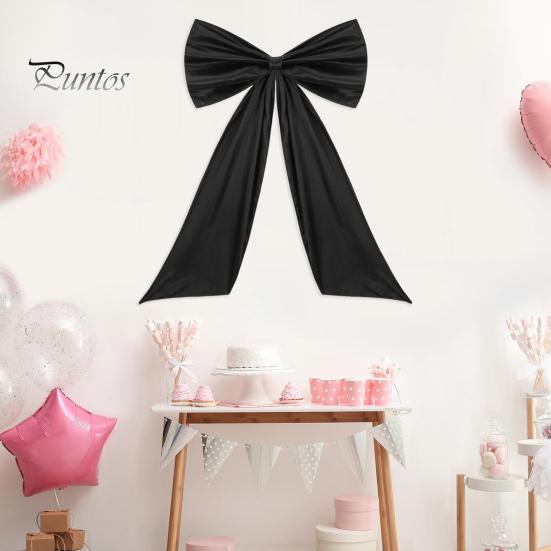 Большой атласный бант, украшение для дня рождения, декор для комнаты, гигантский настенный бант для детского душа, девичника, выпускного, свадьбы, девичника