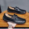 Мужские туфли с мягкой подошвой, весенние новинки, повседневная обувь, обувь Doudou, обувь для вождения, мокасины на плоской подошве, повседневная кожаная обувь для мужчин