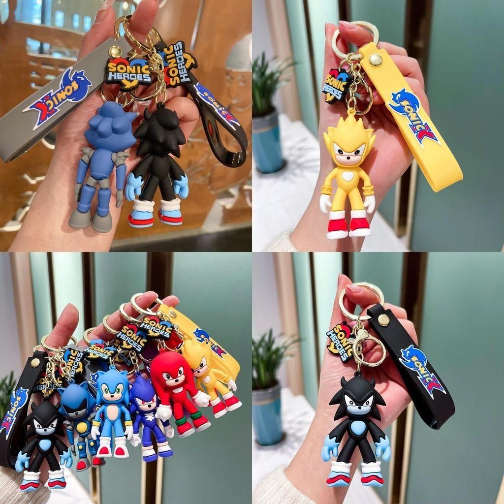 High-quality Silicone Keychain Sonic The Hedgehog Bag Charm For Kids Adults