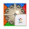 Little Magic 2x2 Магнитный магический куб Speed ​​Little Magic 2x2x2 Magic Cube 2 слоя Speed ​​Cube Профессиональные игрушки-головоломки
