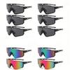 10 Pairs of Men's Oversized Sunglasses In Combination