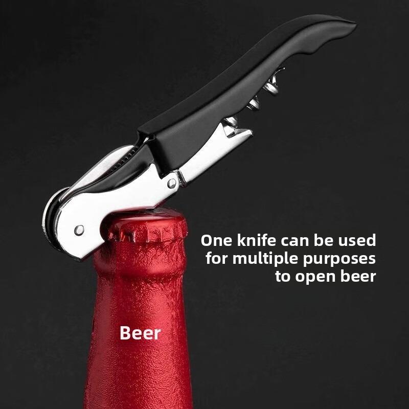 Professional Wine Opener with Foil Cutter 410 Waiter Corkscrew  ,Manual Wine Bottle Opener for Servers, Bartenders and Waiter