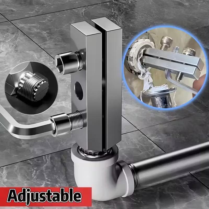 Новый инструмент для извлечения сломанной резьбы углового клапана смесителя, инструмент для удаления резьбы углового клапана смесителя, портативный набор для ремонта водопроводных труб