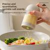 Press-to-dispense Salt-controlled Kitchen Condiment Storage Bottle with Moisture-proof Seal for Household Use