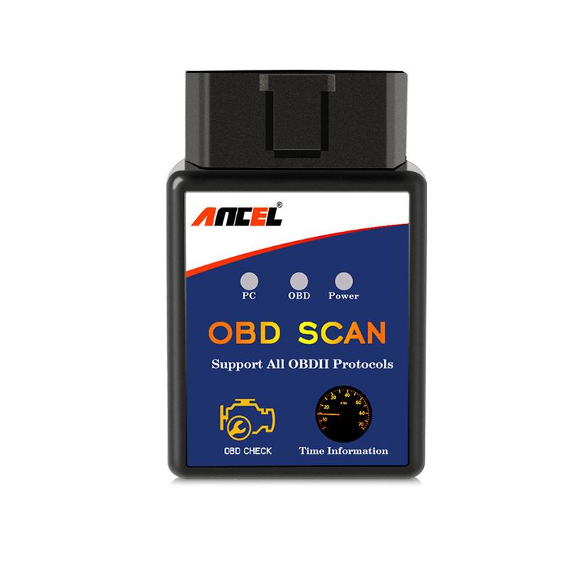 ANCEL ELM327 V1.5 Bluetooth OBD2 сканер автомобильный диагностический инструмент проверка кода неисправности двигателя мини-адаптер OBDII ODB2 для Android